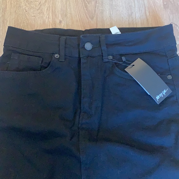 Nasty Gal-size 2-black denim mini shirt new with tags - Picture 4 of 13